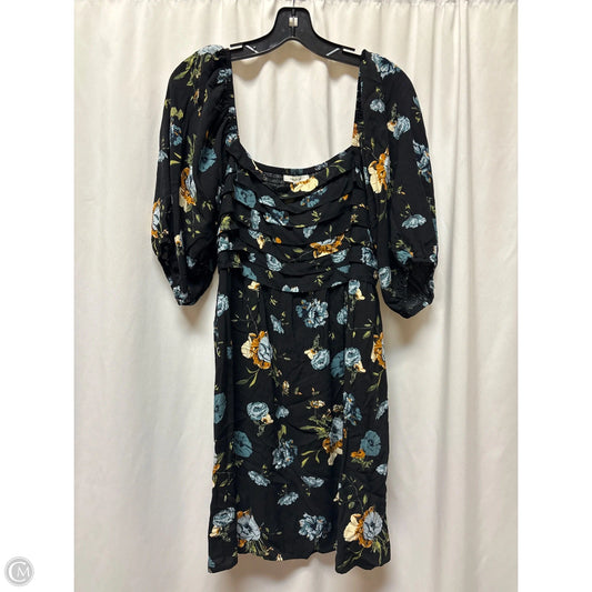Dress Casual Midi By Maurices In Black, Size: Xl