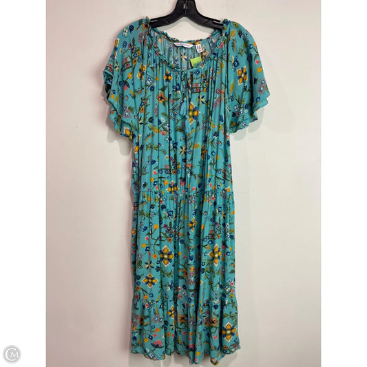 Dress Casual Midi By Cmf In Green, Size: 2x