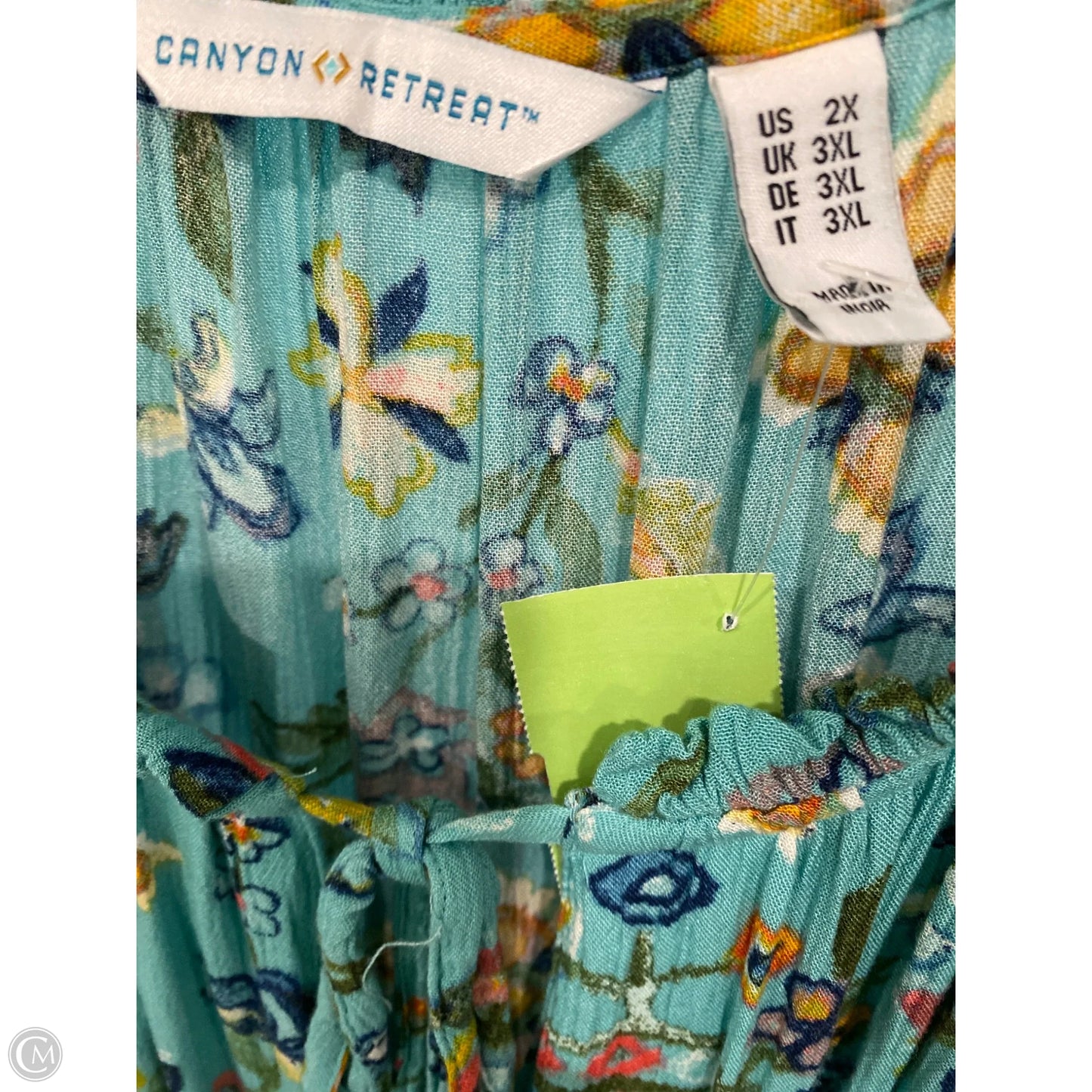 Dress Casual Midi By Cmf In Green, Size: 2x