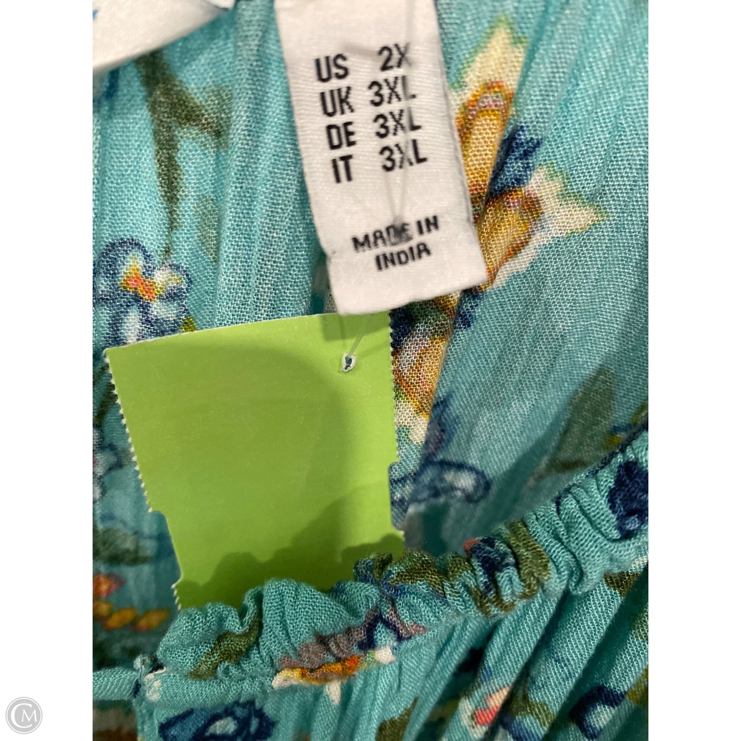 Dress Casual Midi By Cmf In Green, Size: 2x