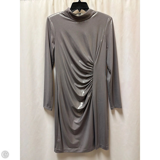 Dress Party Midi By Vince Camuto In Silver, Size: L