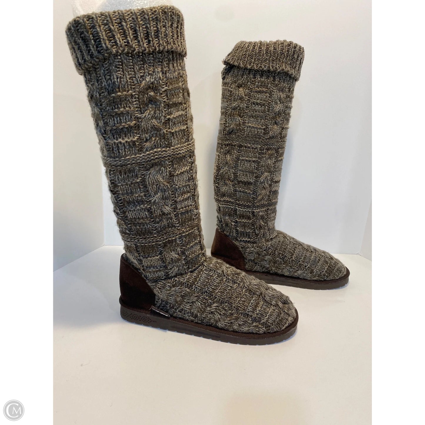 Boots Knee Flats By Muk Luks In Brown, Size: 10