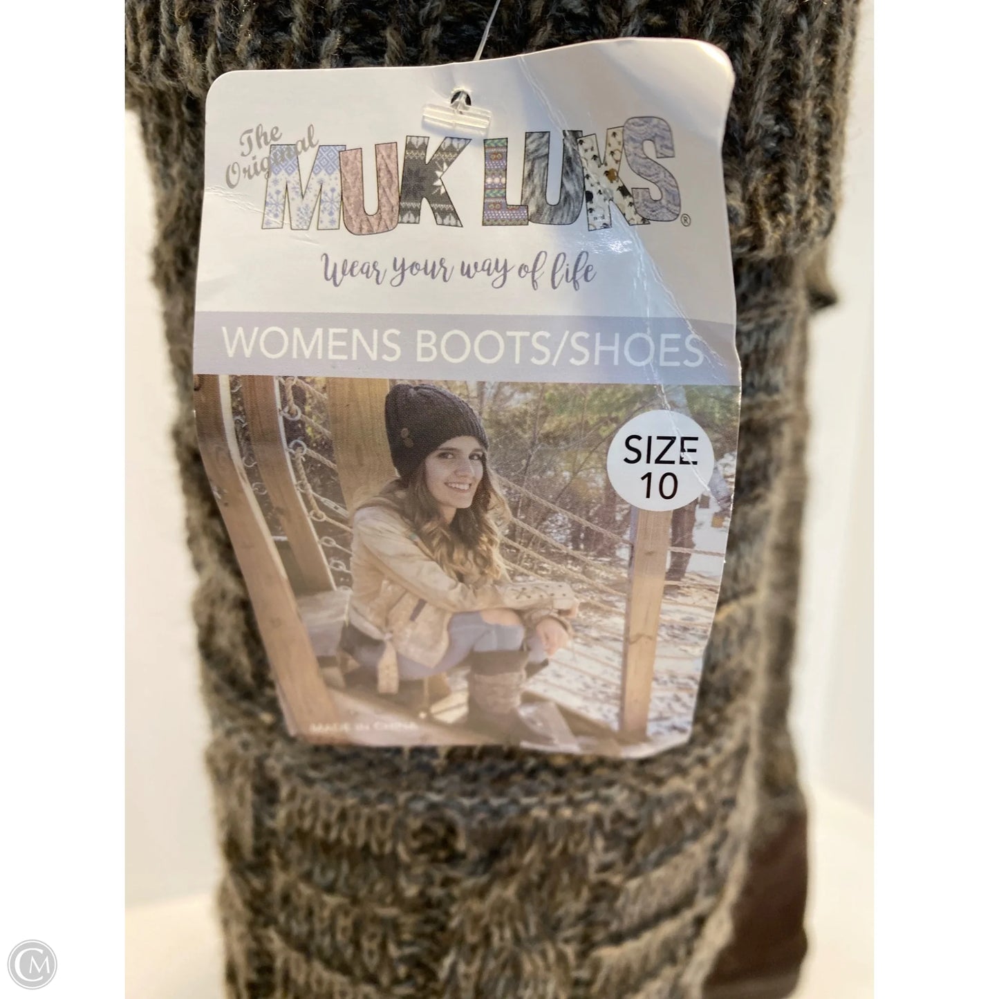 Boots Knee Flats By Muk Luks In Brown, Size: 10