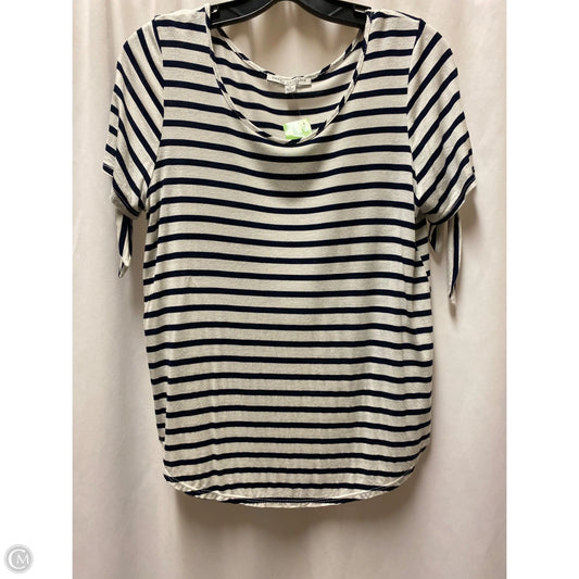 Top Short Sleeve By Green Envelope In Navy, Size: S