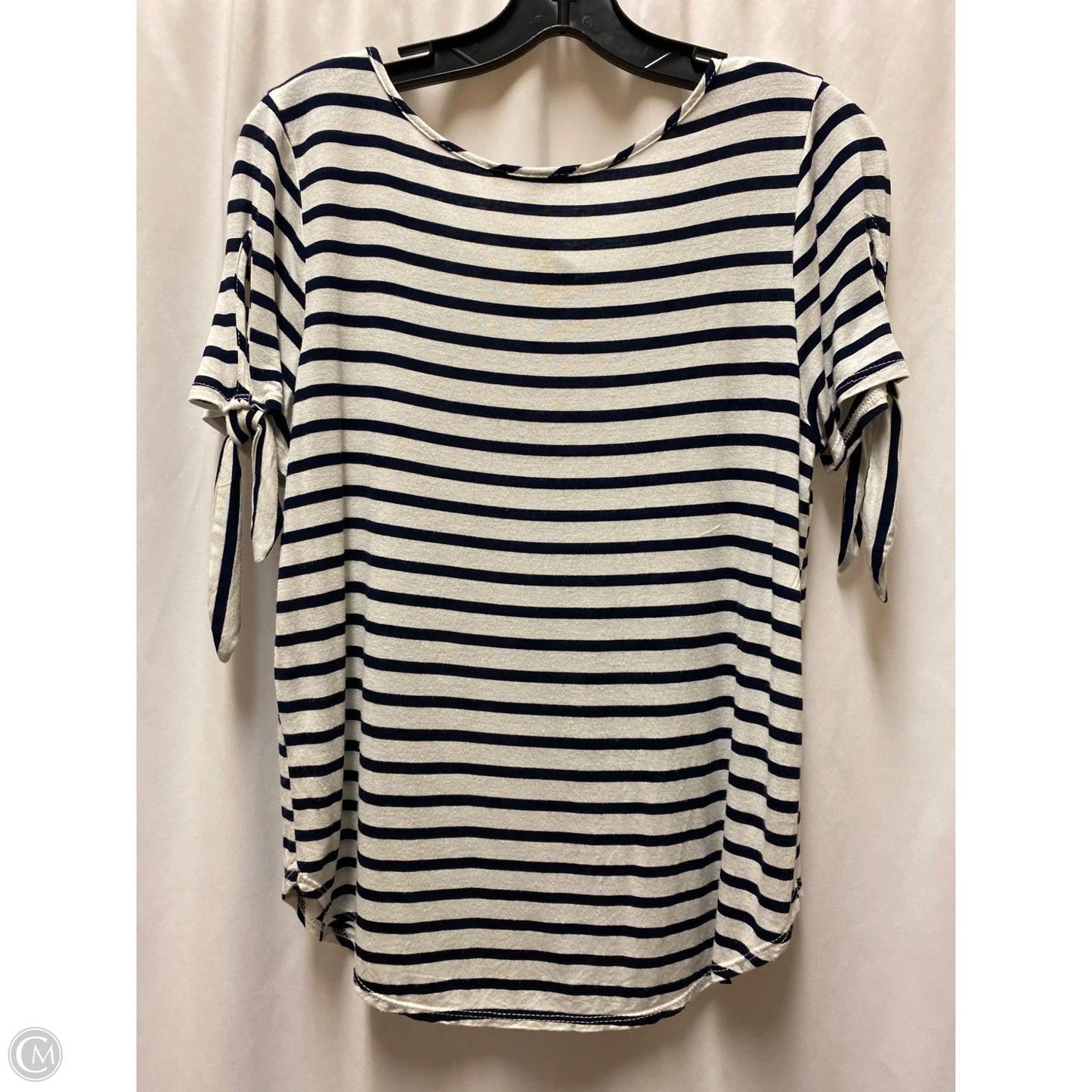 Top Short Sleeve By Green Envelope In Navy, Size: S