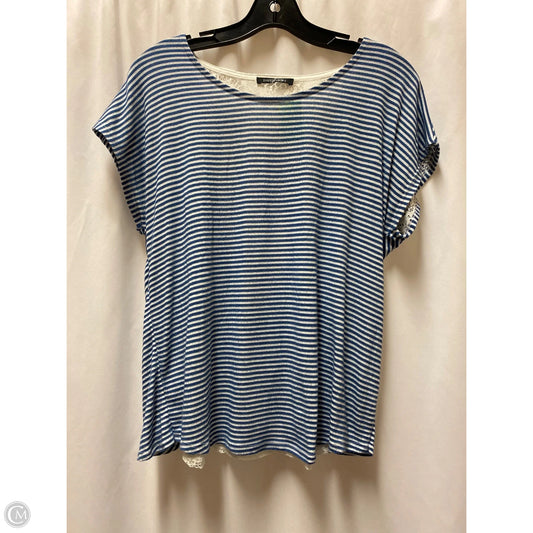 Top Short Sleeve By Papermoon In Blue, Size: S