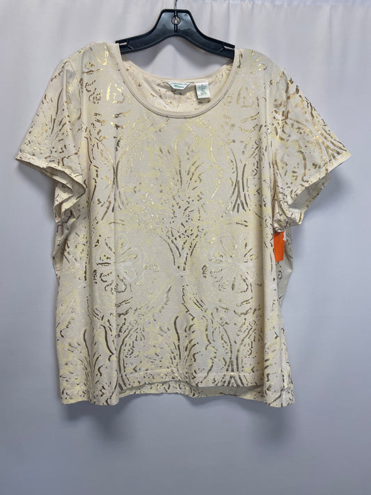 Top Short Sleeve By Laura Ashley  Size: 2x