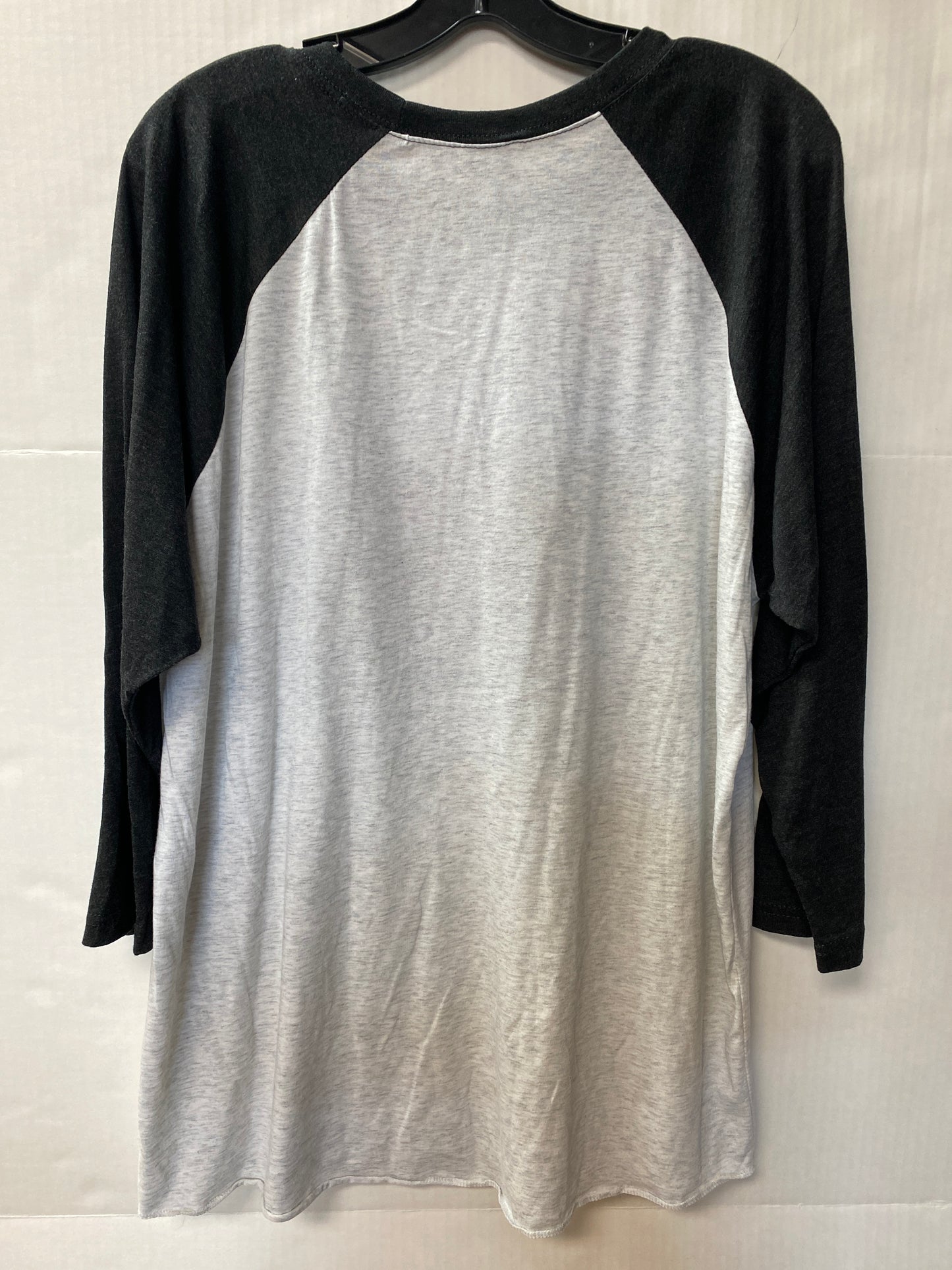 Top Long Sleeve By Next Level In Grey, Size: Xl