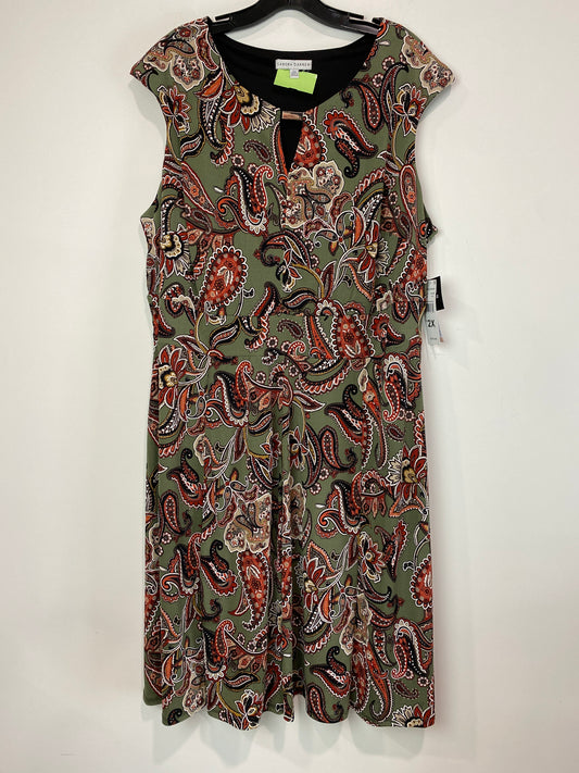Dress Casual Midi By Sandra Darren  Size: 2x