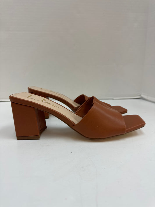 Sandals Heels Block By Lulus  Size: 6.5