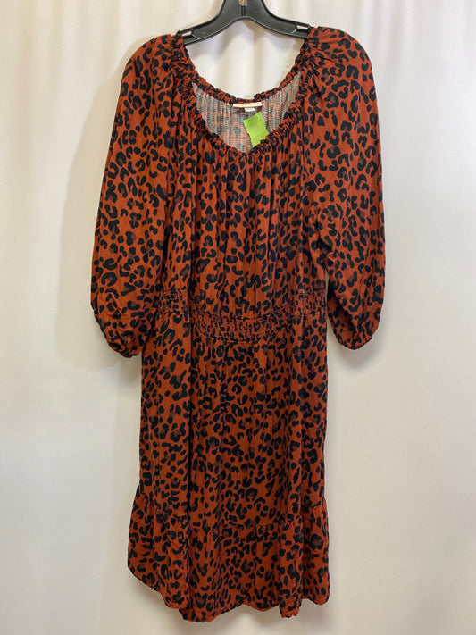 Dress Casual Midi By Knox Rose  Size: Xxl