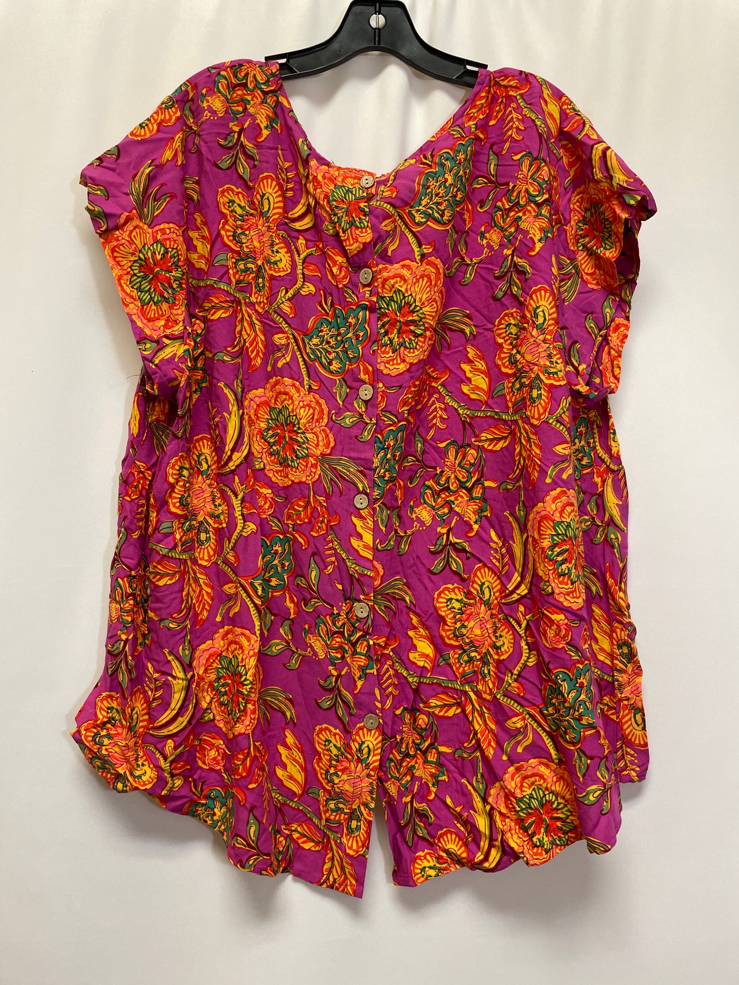 Top Short Sleeve By Jones And Co  Size: 2x