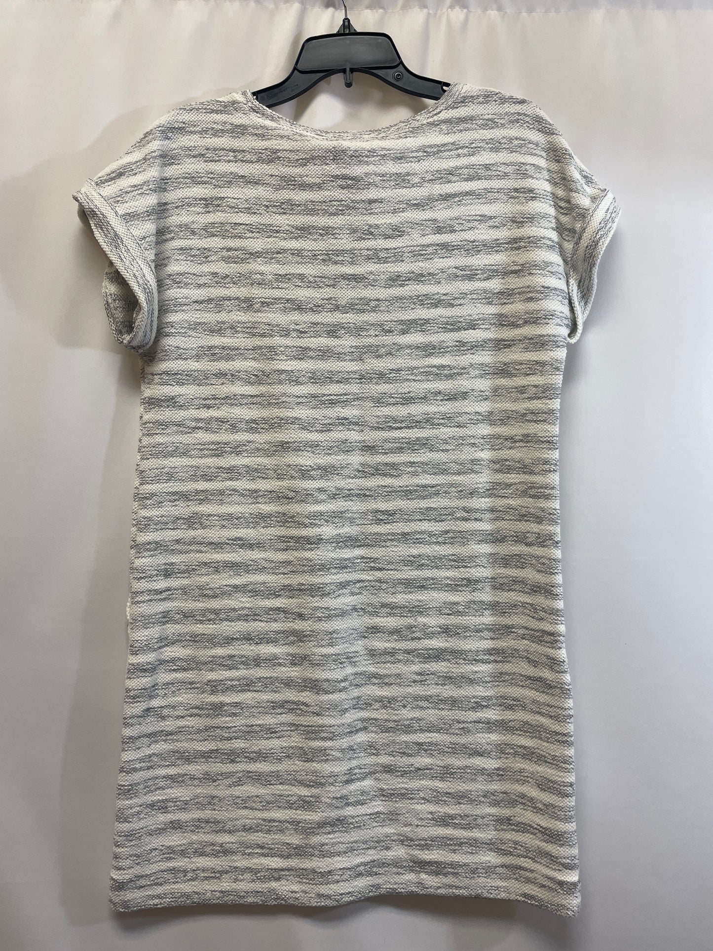 Grey Dress Casual Midi Loft, Size S