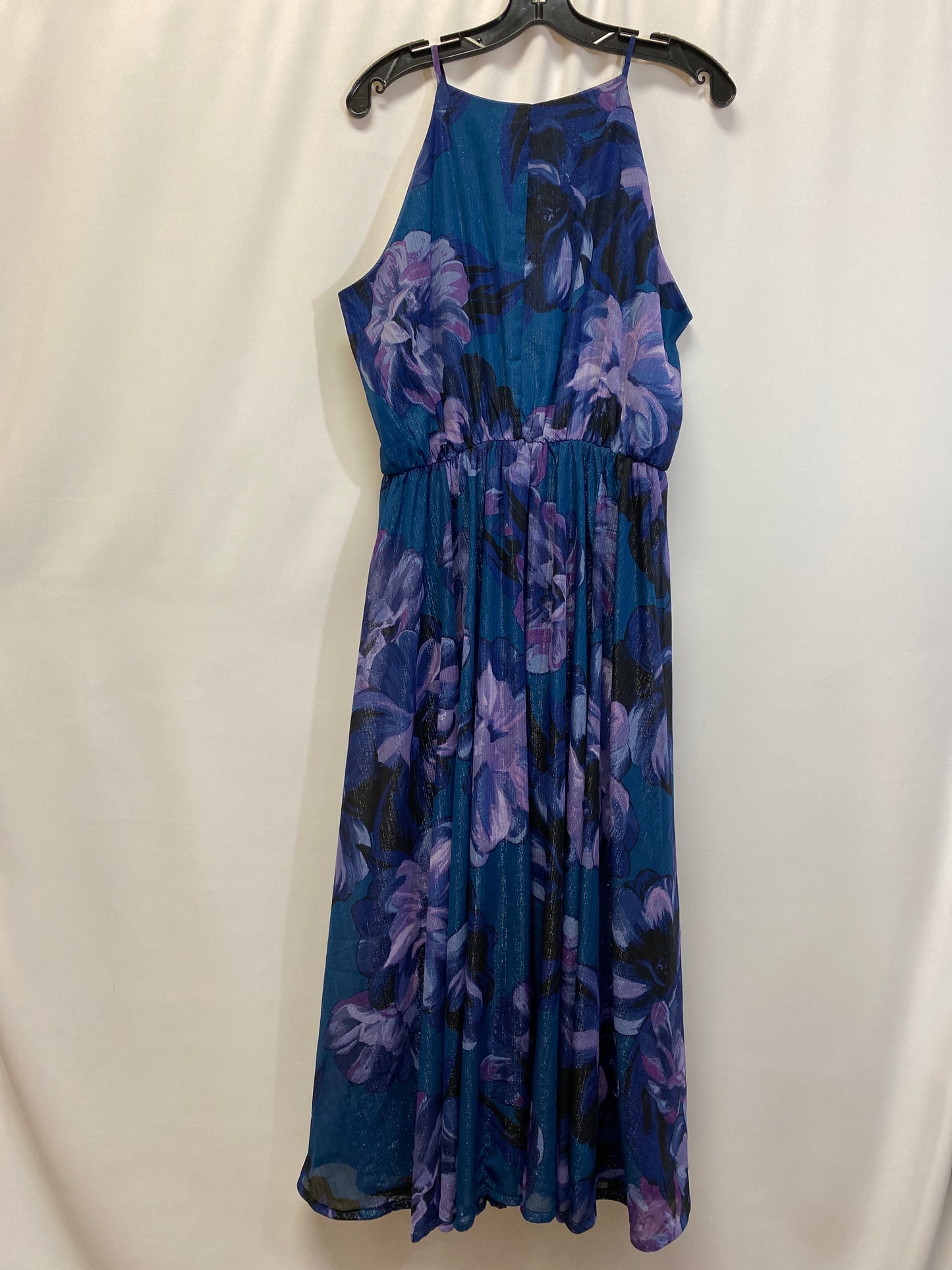 Blue Dress Party Midi Enfocus, Size L