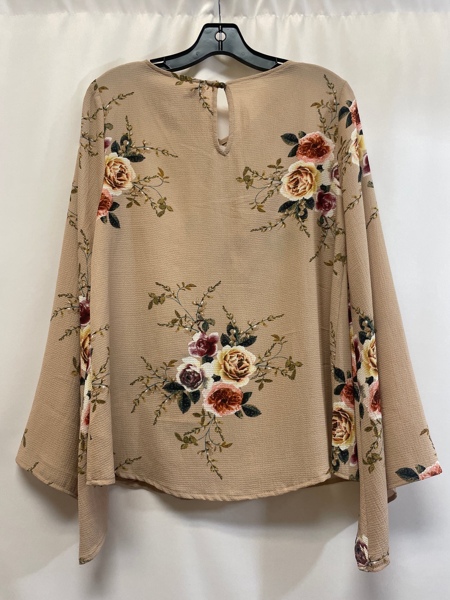 Beige Top Long Sleeve Entro, Size S