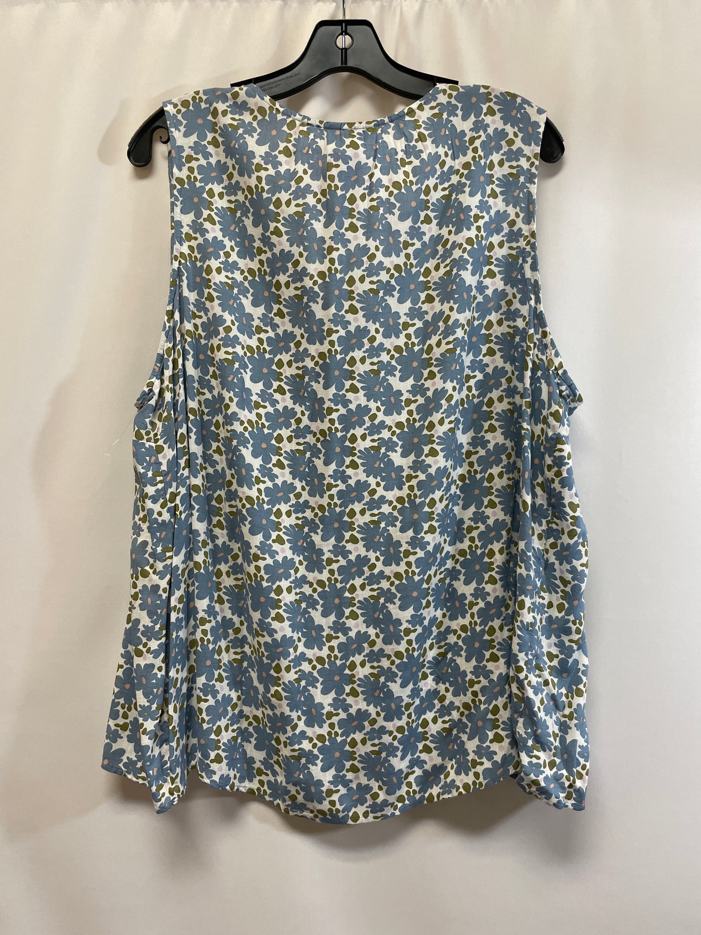 Blue Top Sleeveless Sonoma, Size 2x