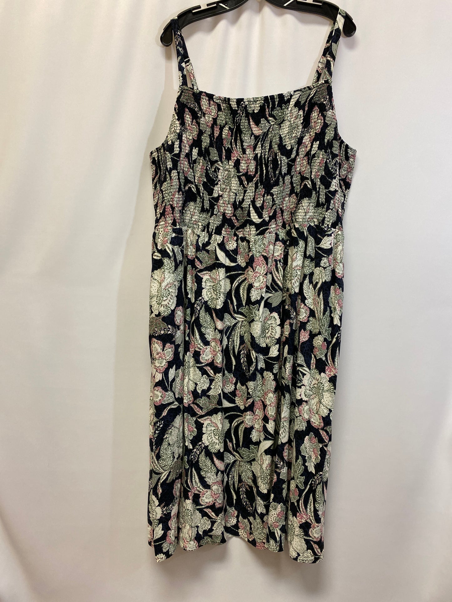 Green Dress Casual Maxi Old Navy, Size Xxl