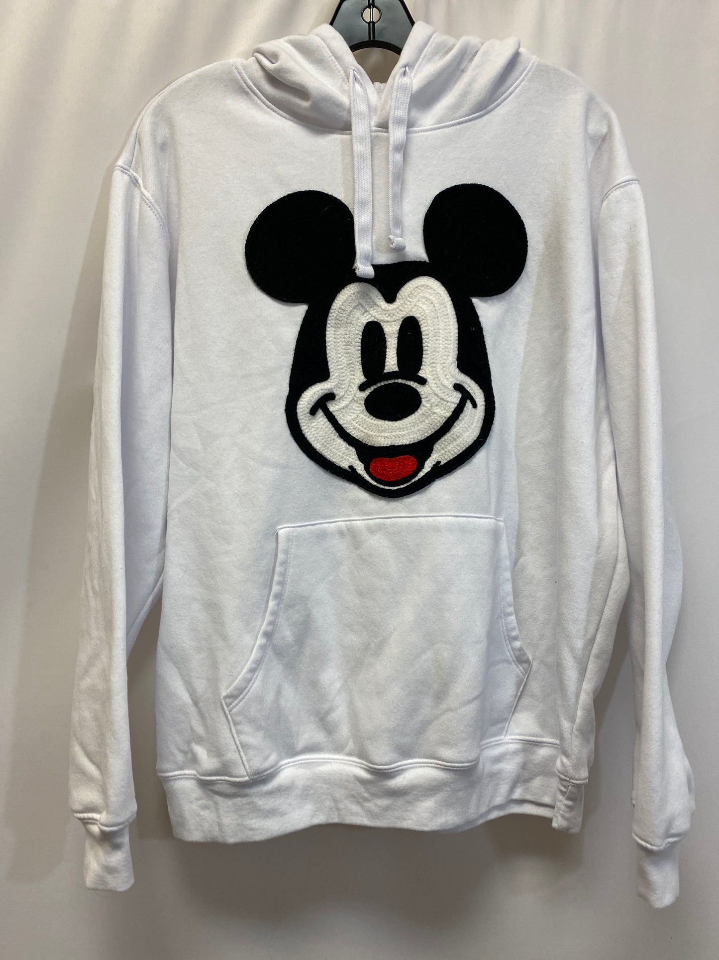 White Sweatshirt Hoodie Disney Store, Size Xl