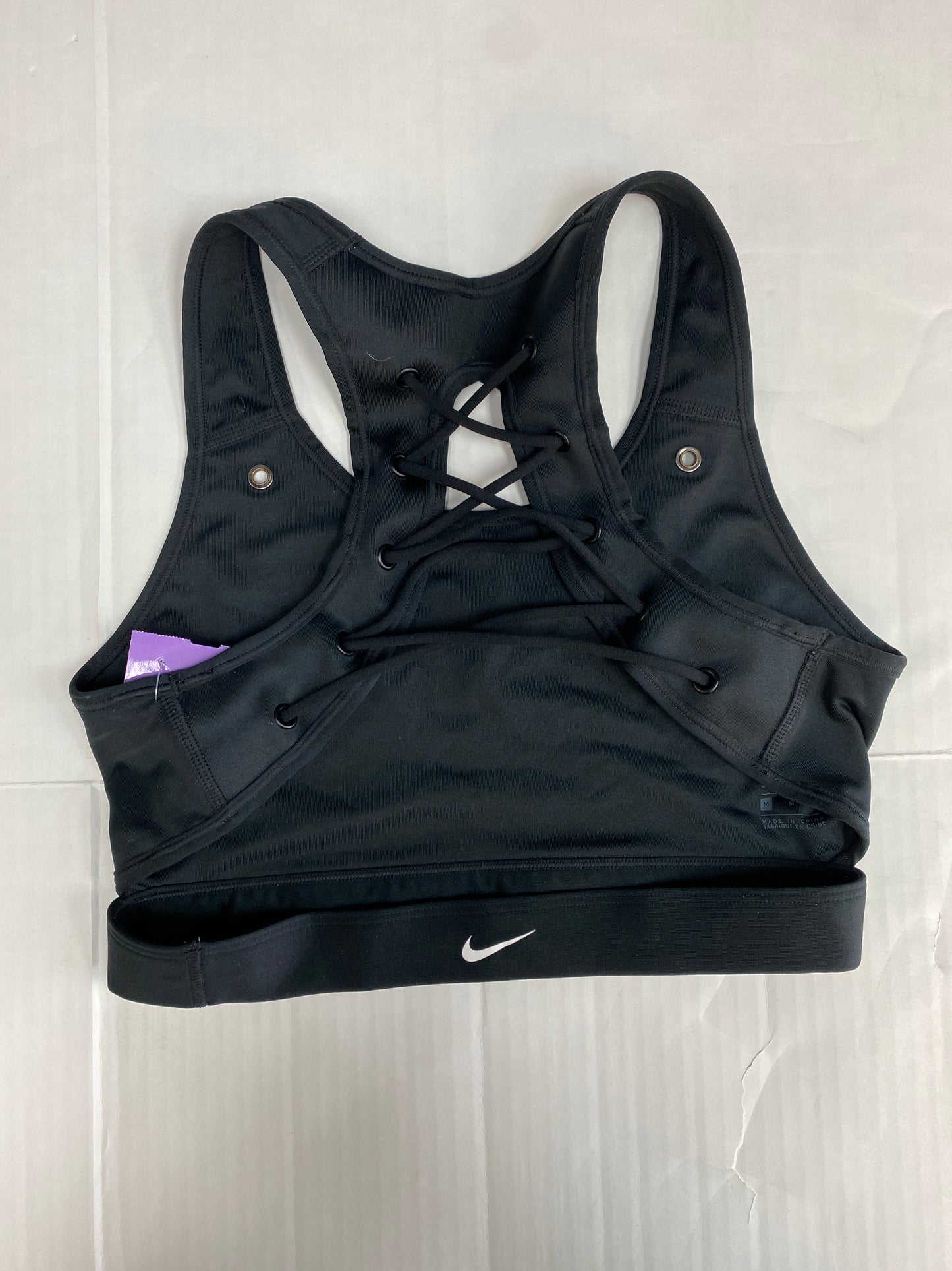 Black Athletic Bra Nike, Size M