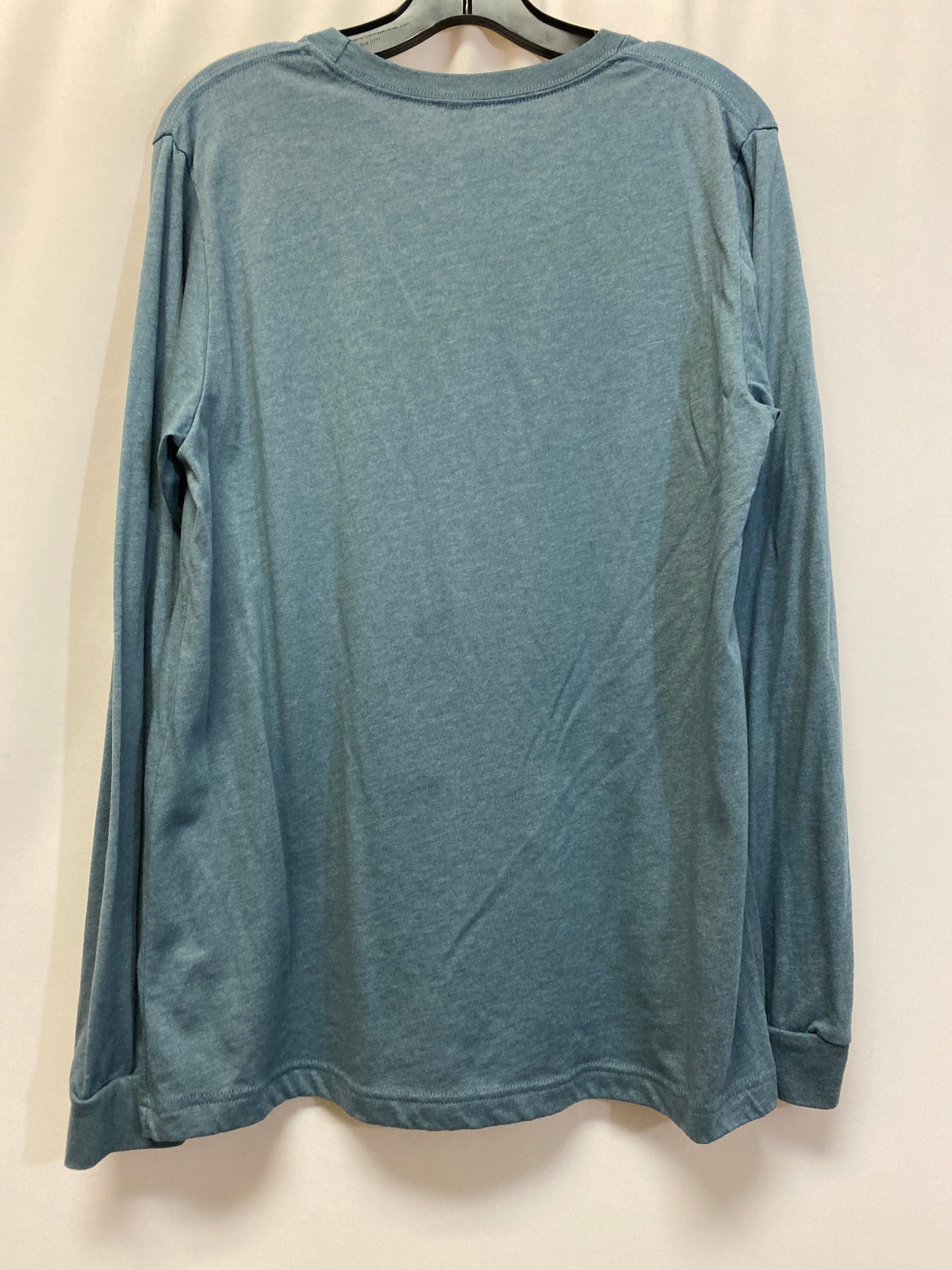 Blue Top Long Sleeve Bella + Canvas, Size L