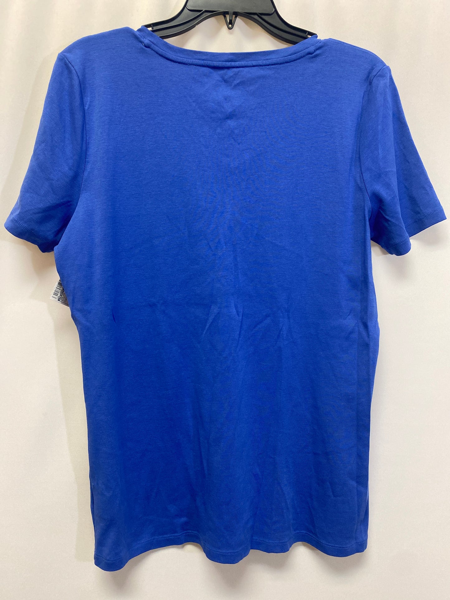 Blue Top Short Sleeve Talbots, Size L