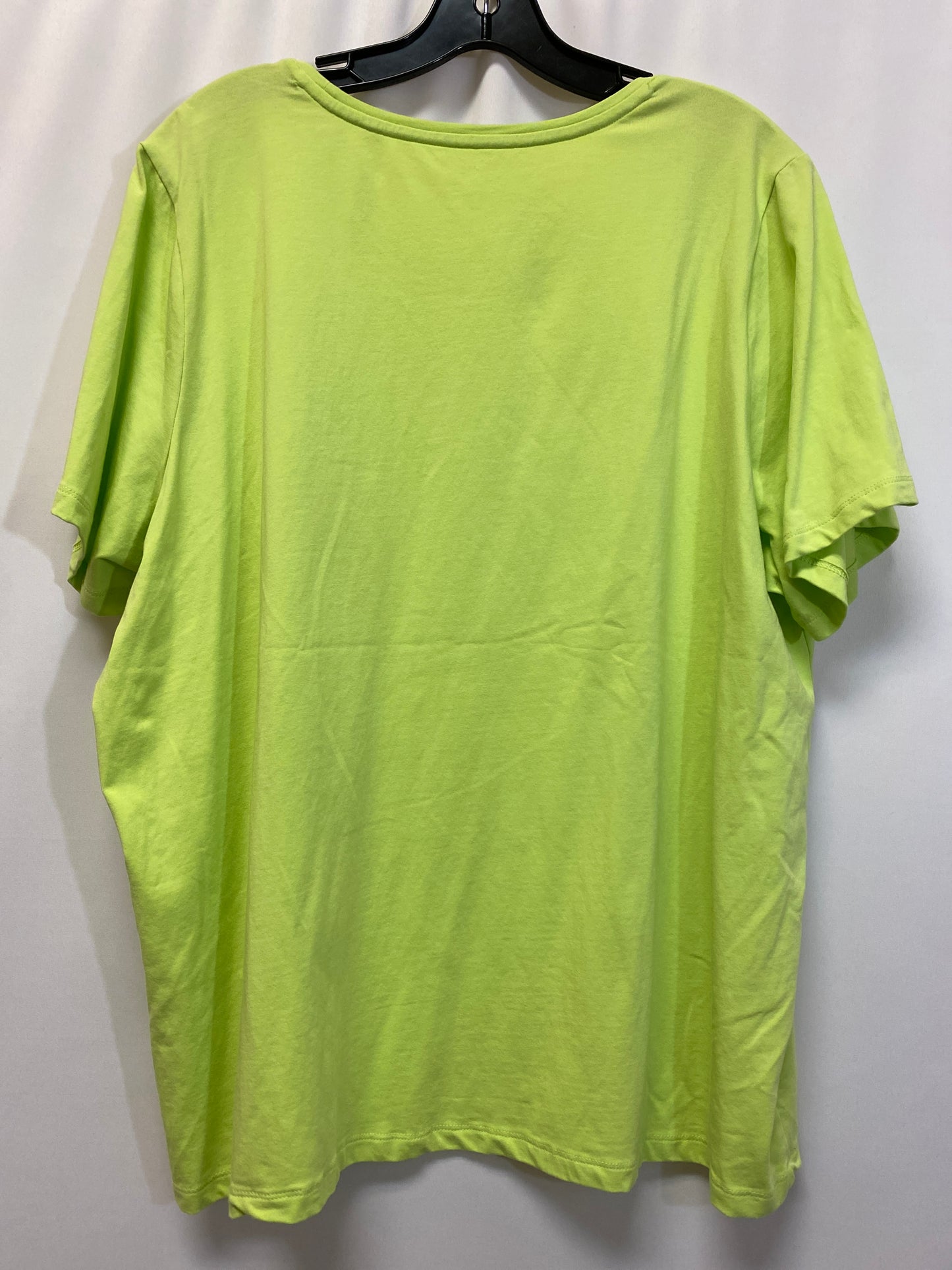 Green Top Short Sleeve Cj Banks, Size 2x