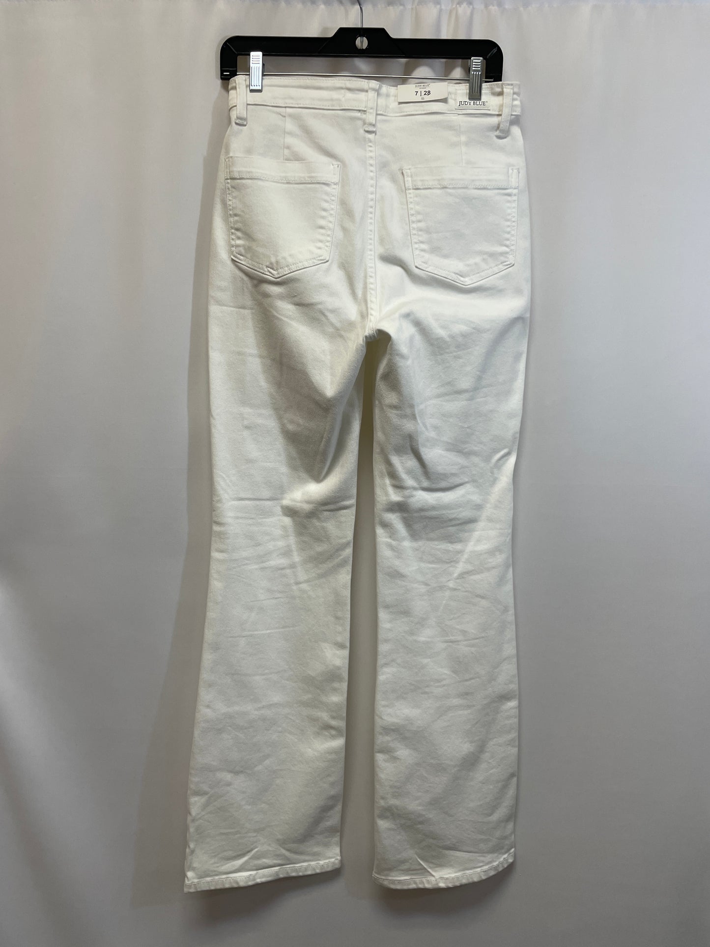 White Denim Jeans Boot Cut Judy Blue, Size 7