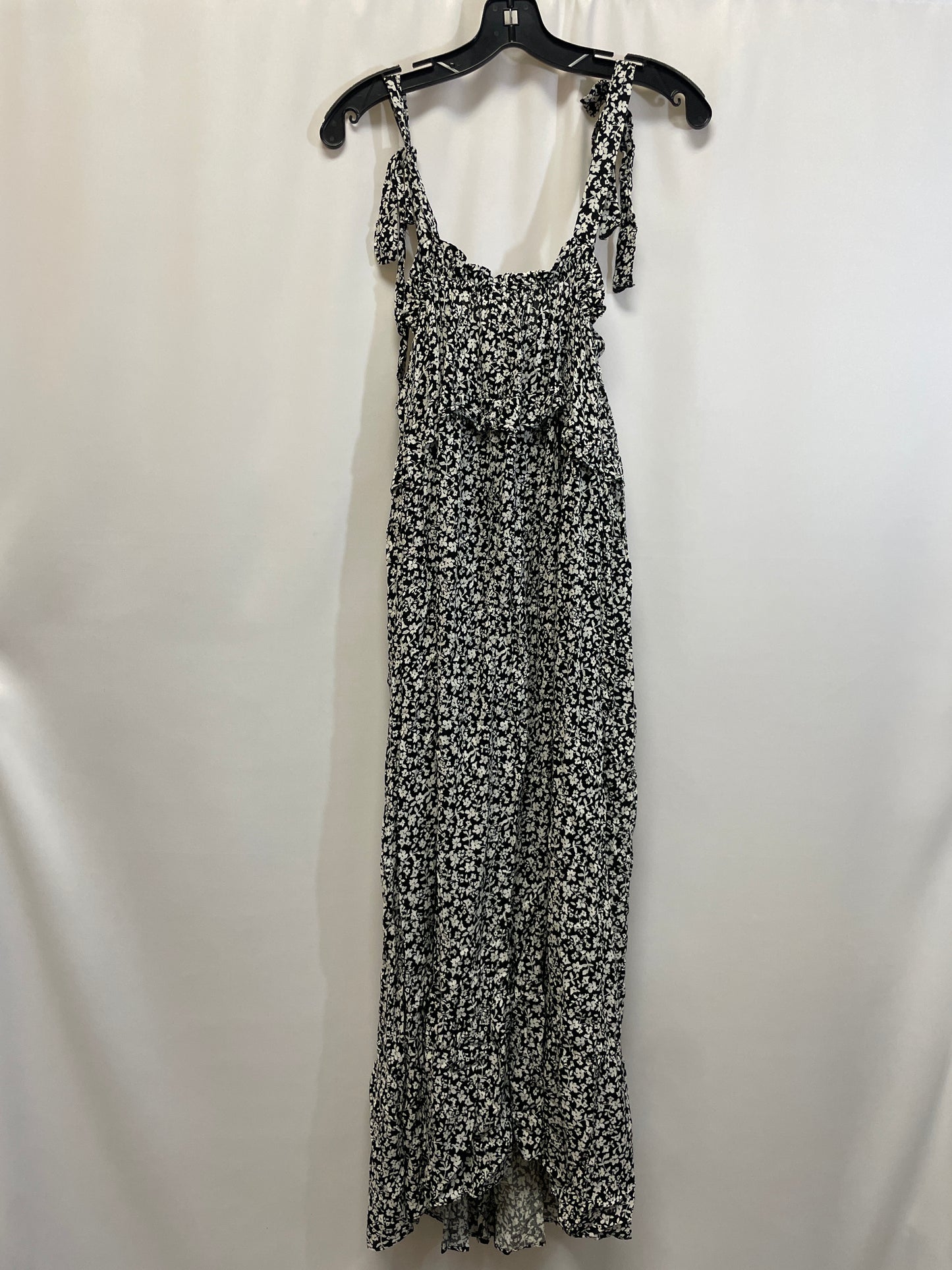 Black Dress Casual Maxi Clothes Mentor, Size M