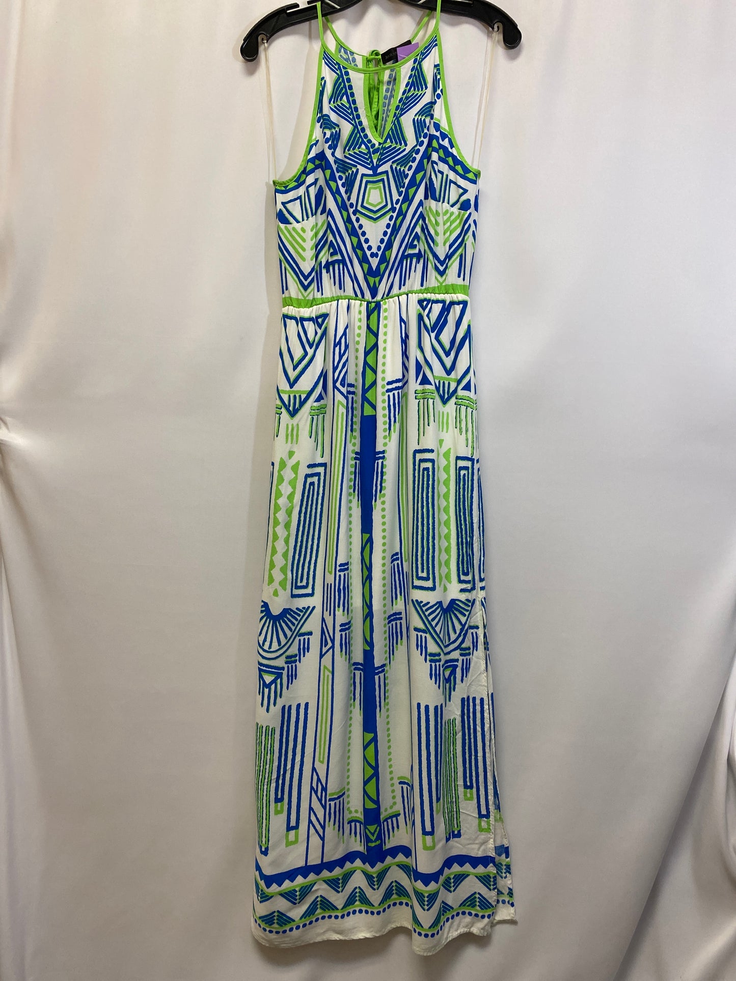 Blue & Green Dress Casual Maxi Jealous Tomato, Size S