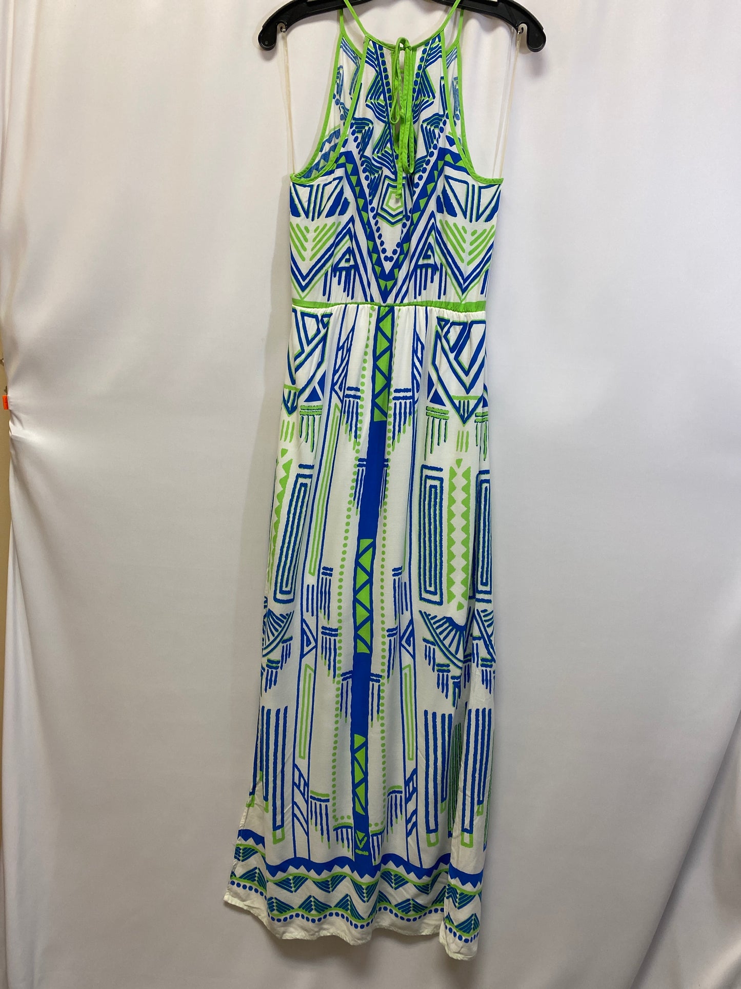 Blue & Green Dress Casual Maxi Jealous Tomato, Size S