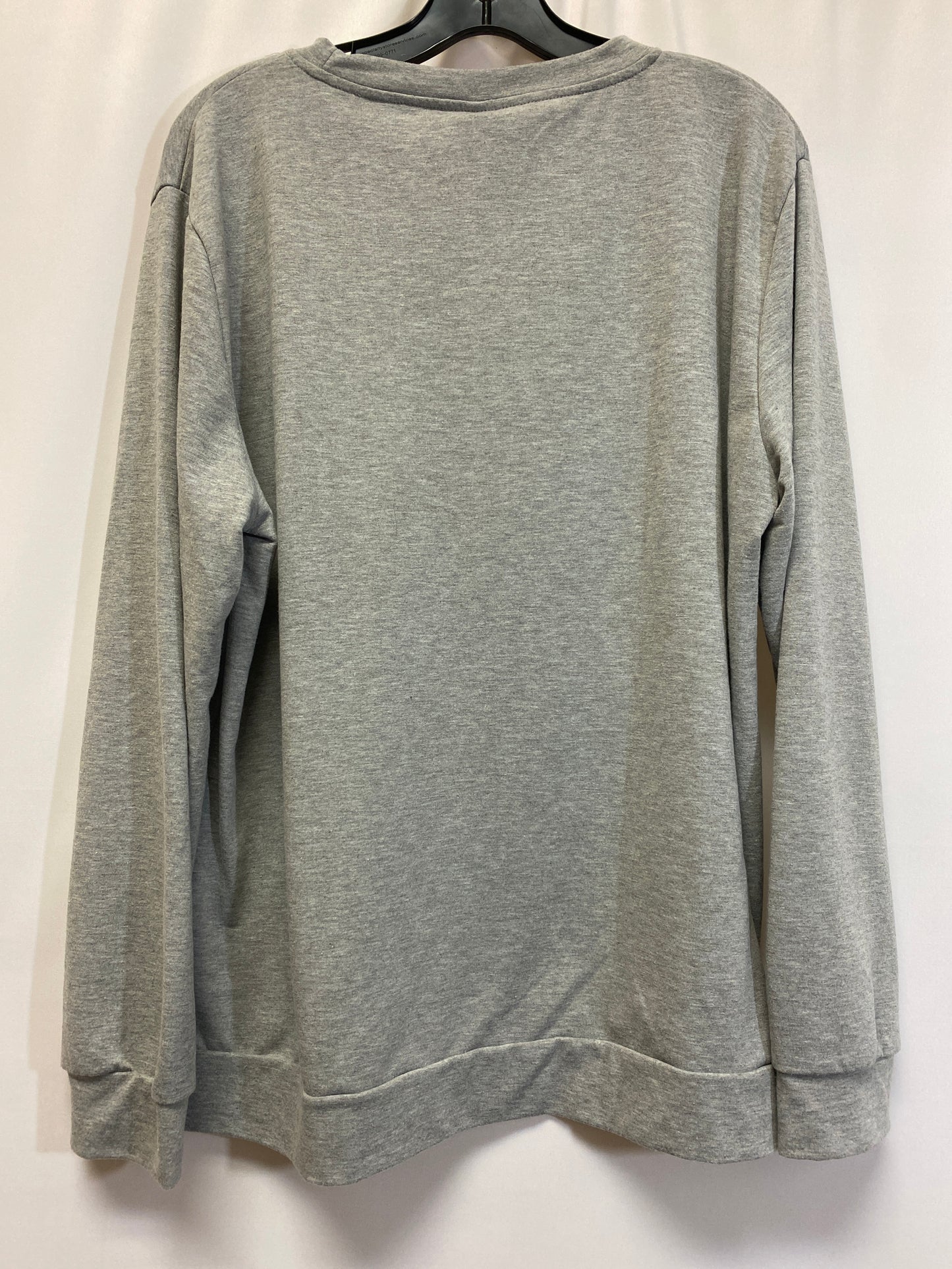 Grey Sweatshirt Crewneck Clothes Mentor, Size 2x