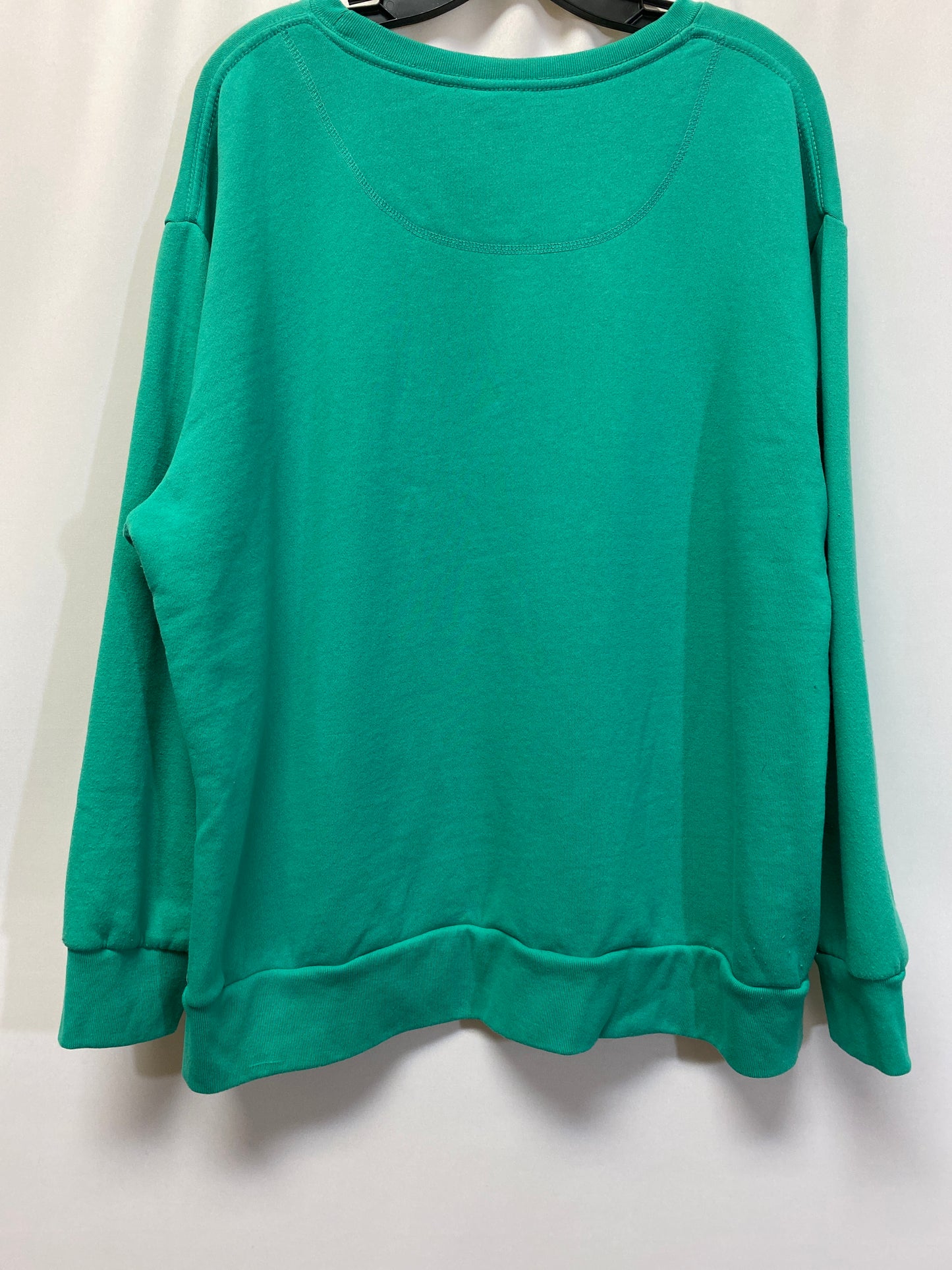 Green Sweatshirt Crewneck Clothes Mentor, Size Xl