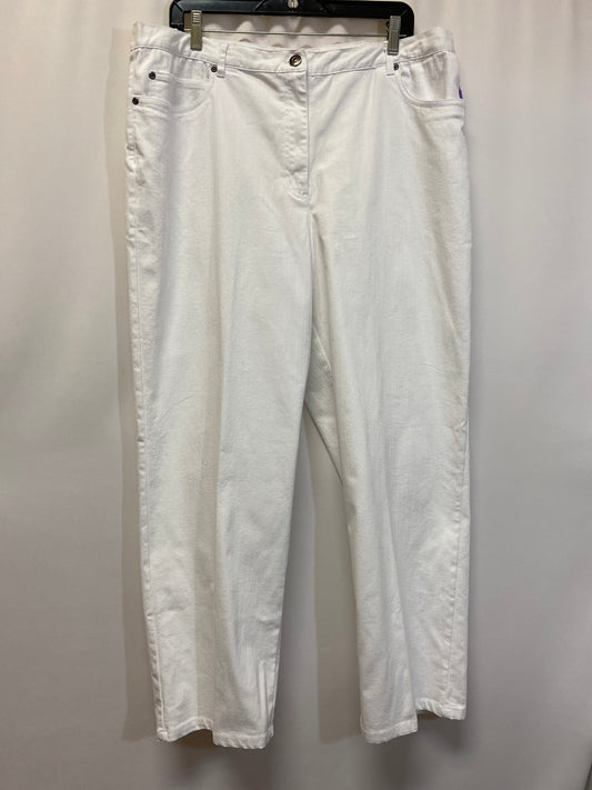 White Pants Dress Ruby Rd, Size 18