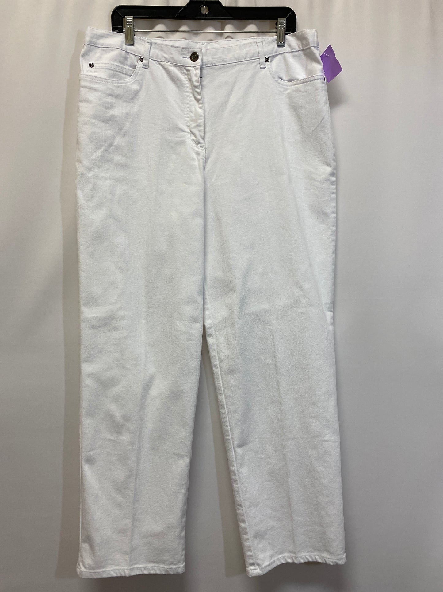 White  Pants Dress Ruby Rd, Size 16