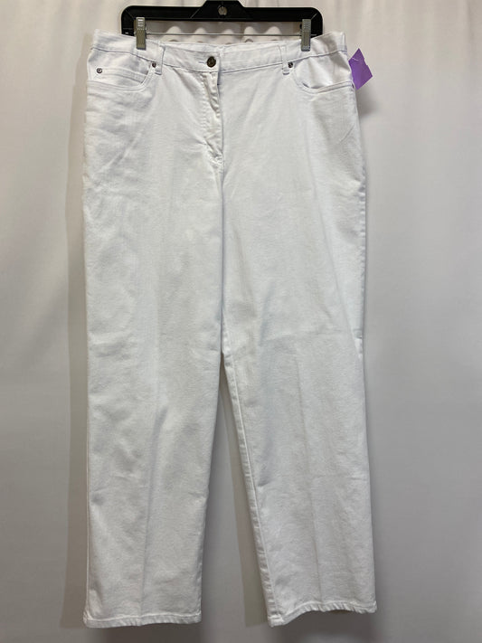 White  Pants Dress Ruby Rd, Size 16