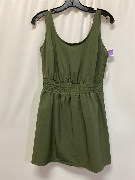 Green Dress Casual Midi Abercrombie And Fitch, Size S