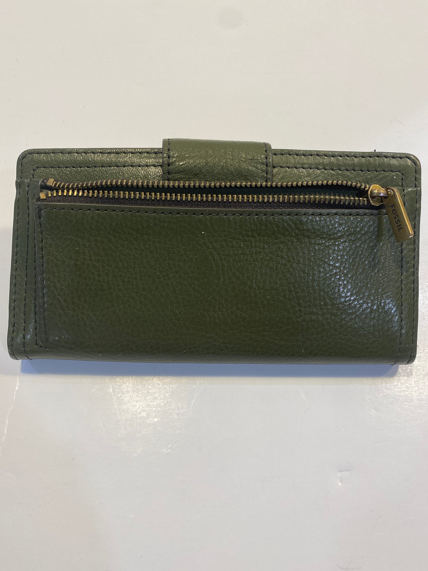 Wallet Leather Fossil, Size Medium