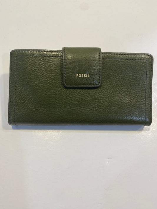 Wallet Leather Fossil, Size Medium