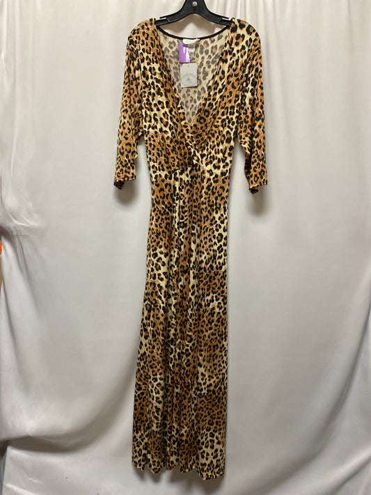 Animal Print Dress Casual Maxi Clothes Mentor, Size 3x