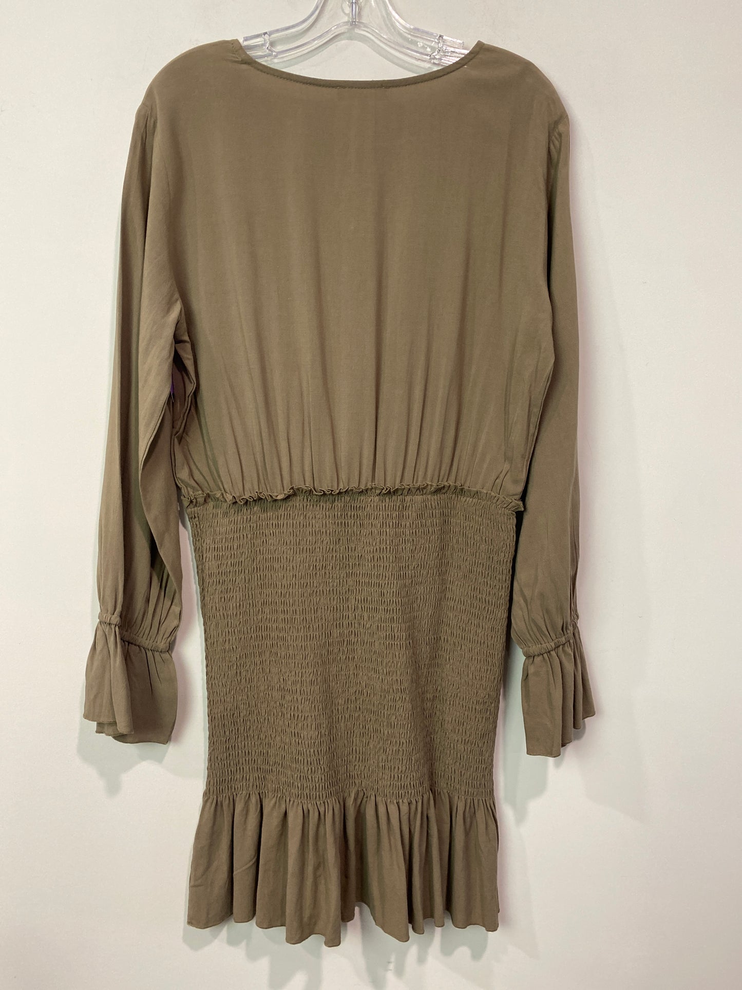 Green Dress Casual Midi Easel, Size L