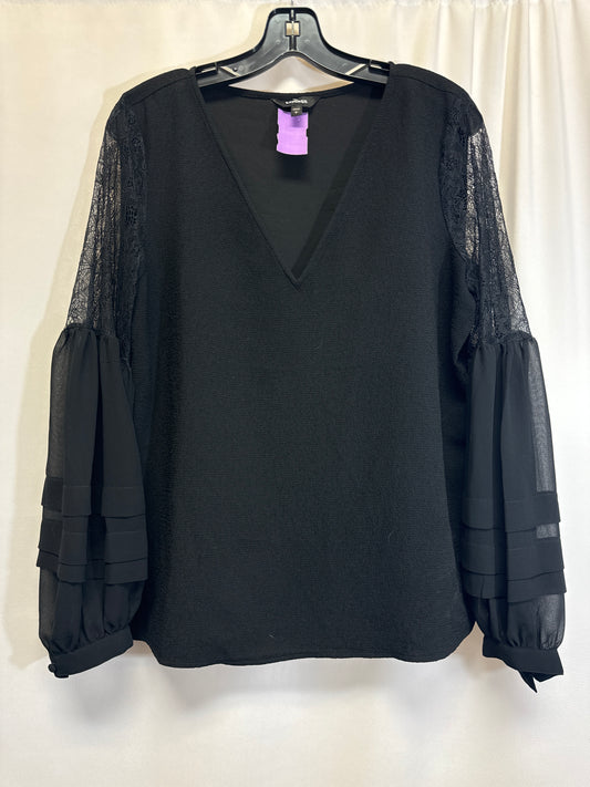 Black Top Long Sleeve Express, Size L