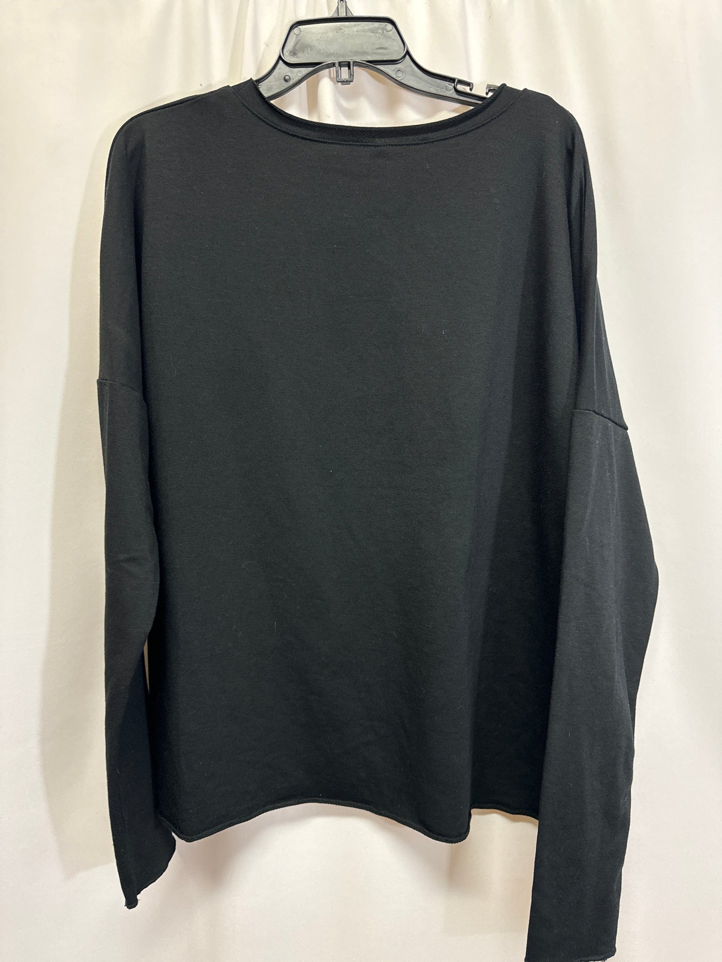 Top Long Sleeve By Clothes Mentor In Black, Size: L