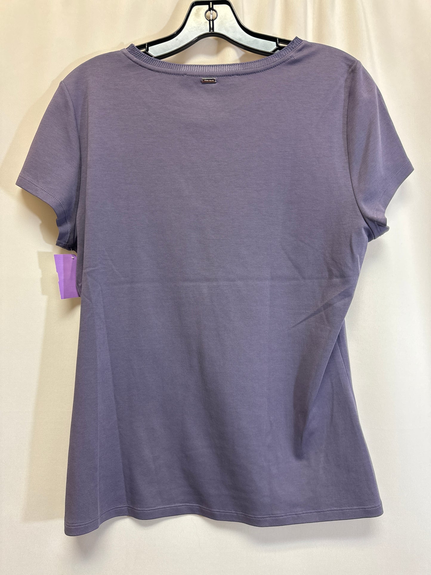 Purple Top Short Sleeve White House Black Market, Size L