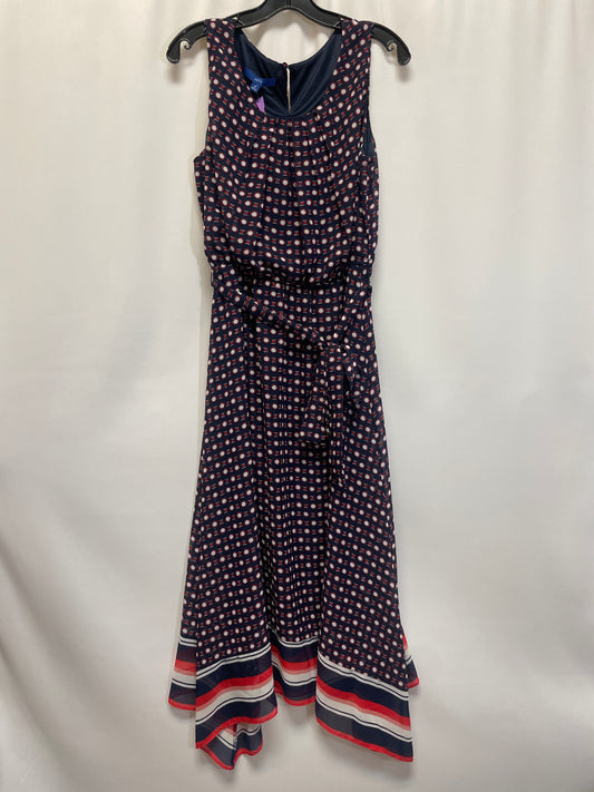 Blue & Red & White Dress Casual Maxi Apt 9, Size Xl