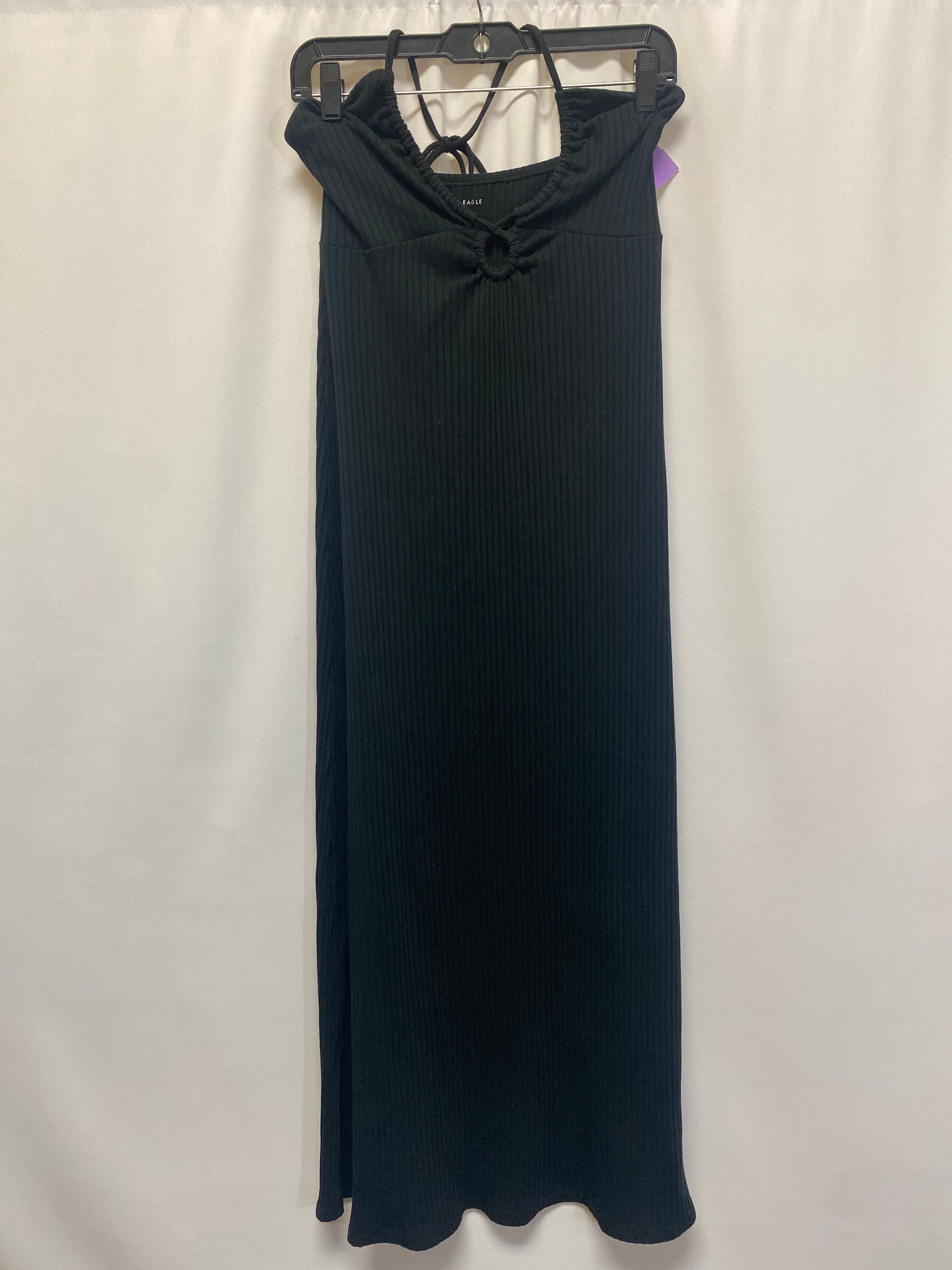 Black Dress Casual Maxi American Eagle, Size M