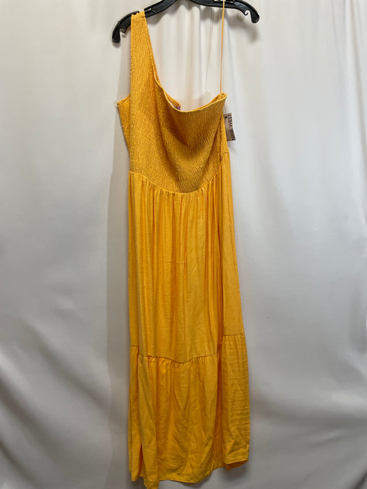 Orange Dress Casual Maxi Nine West, Size 1x