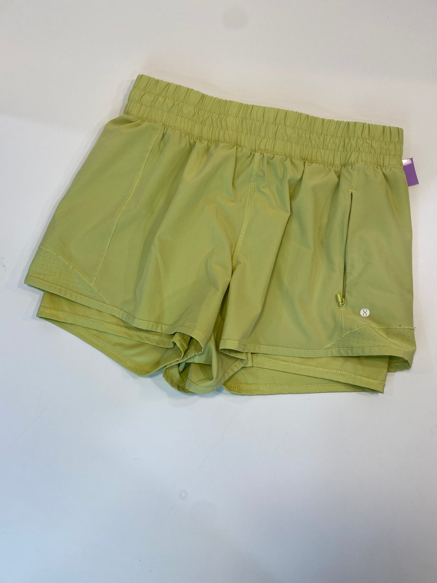 Green Athletic Shorts Layer 8, Size M