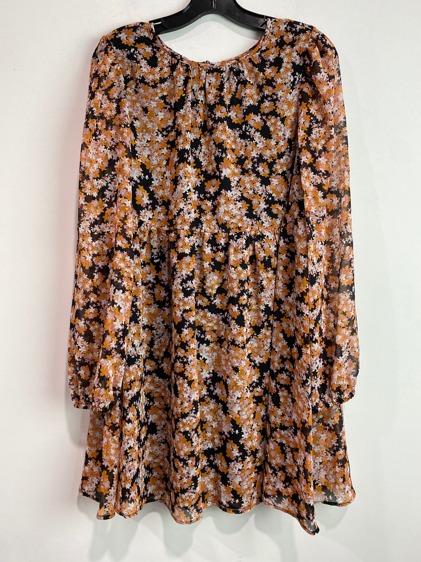 Orange Dress Casual Midi Sanctuary, Size S