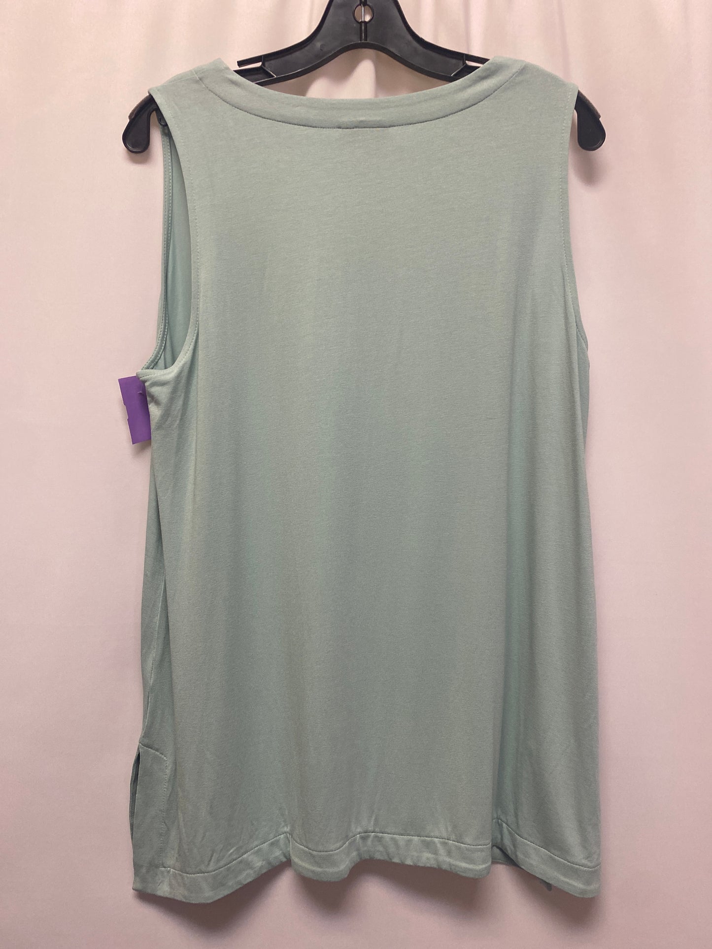 Green Top Sleeveless J. Jill, Size L