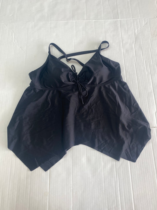 Black Swimsuit Top Clothes Mentor, Size L